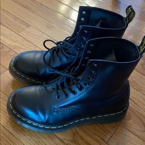 Dr. Martens black lace